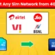 Sim Network from 4G to 5G